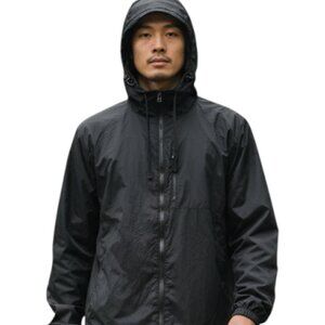 Stylus Men's‎ Full-Zip Jacket Waterproof /Windbreaker Black Size 2xL